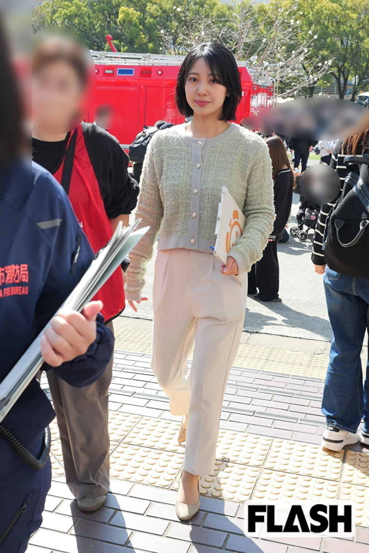 春らしい装いで登場した高崎春アナ