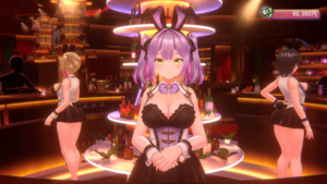 『バニーガーデン2』新キャラの英梨紗（えりさ、声：首藤志奈）の詳細が公開。体入中のツンデレバニー。持ち物を売ったお金や仕送りで来店できる新機能も。パンツの種類は200以上