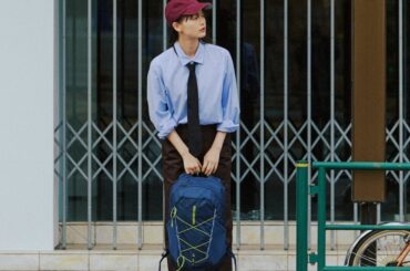 今の気分は《サロモン》のバックパック！アイビーなスタイルに合わせるのが新鮮【FUDGE 4月号連動企画-いま欲しいバックパックとスニーカー | DAY 12】 | FUDGE FRIEND | ファッション