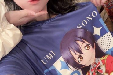 進藤あまねさんは新しいリハーサルシャツがお気に入り💙🏹