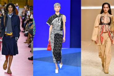 スカーフは巻くから“まとう”へ　広がる新ポジション【2026年春夏トレンド】 - WWDJAPAN