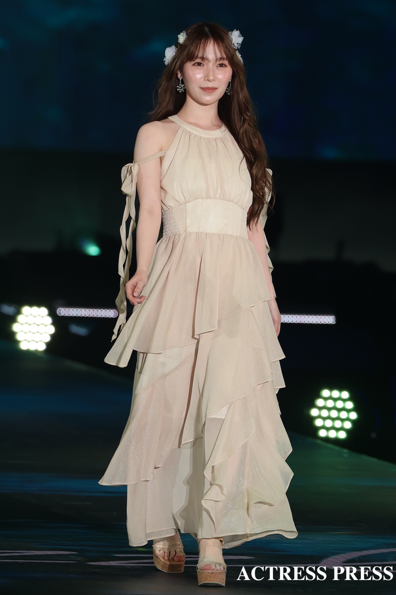 守屋麗奈　櫻坂46 ／2026年4月18日、国立代々木競技場第一体育館にて開催の『Rakuten GirlsAward 2026 SPRING/SUMMER』撮影：ACTRESS PRESS編集部