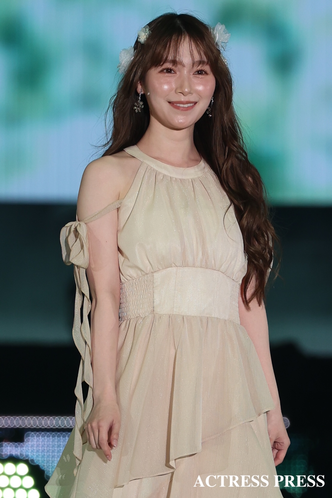 守屋麗奈　櫻坂46 ／2026年4月18日、国立代々木競技場第一体育館にて開催の『Rakuten GirlsAward 2026 SPRING/SUMMER』撮影：ACTRESS PRESS編集部