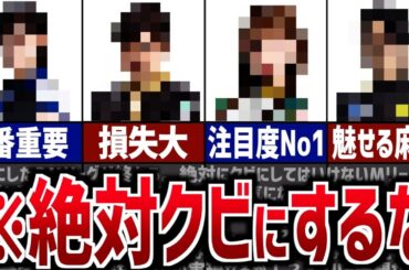 【クビ禁止】クビにしたらMリーグが終わる選手9選