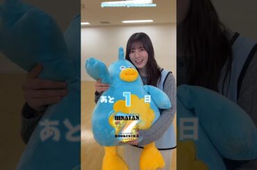 小坂菜緒 ひな誕祭まであと1日‼︎明日4月4日5日『日向坂46 7回目のひな誕祭』開催！