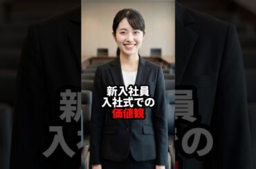 新人社員入社式での価値観 #おもしろ #ジョーク #スカッと