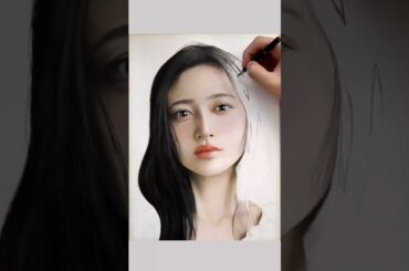 これ色鉛筆⁉︎  井上和を描いてみた