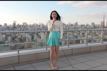 💨展望デッキで強風を中継する昭和の女子アナ🎬 #昭和 #ハプニング #ai