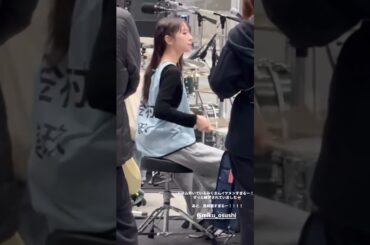 ドラムを叩く金村美玖 #日向坂46