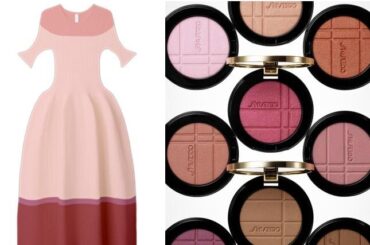 CFCL×SHISEIDOのニットウェア、ワンピースやスカートを“コスメ着想カラー”でカスタム - ファッションプレス