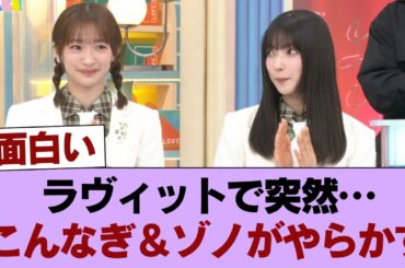 【櫻坂46】こんなぎ＆ゾノ、いきなりぶっ込むw【ラヴィット!】 #櫻坂46 #櫻坂46の家