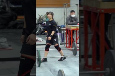 【日本一の女子高生】#平塚麗桜 の練習風景 #weightlifting #Shorts