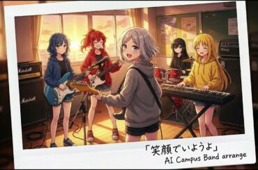 笑顔でいようよ - 三枝夕夏 IN db covered by AI Campus Band（AI-generated music）