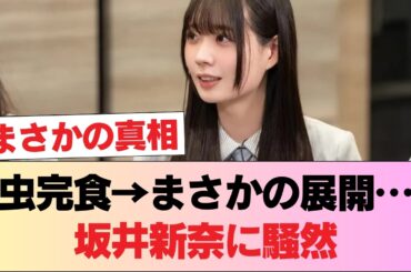 【日向坂46】坂井新奈、オーディションで虫を食べた後まさかの行動が発覚... #日向坂46 #日向坂 #日向坂で会いましょう #乃木坂46 #櫻坂46