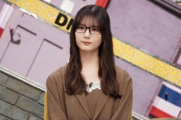 日向坂46・小坂菜緒『脱力タイムズ』でメガネ姿　シソンヌ長谷川は思いもよらぬ展開に困惑 | 福島民報デジタル