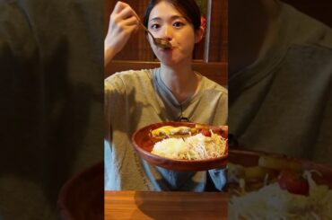 もぐもぐ in #びっくりドンキー #もぐもぐさゆりんご🍎 #もぐもぐさゆりんご #松村沙友理