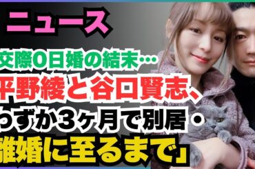 「交際0日婚の結末…平野綾と谷口賢志、わずか3ヶ月で別居・離婚に至るまで」#平野綾 #谷口賢志 #交際0日婚 #離婚報告 #芸能ニュース #声優ニュース #涼宮ハルヒ #仮面ライダー