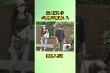 夫の隠し子が原因で離婚した芸能人5選#shorts