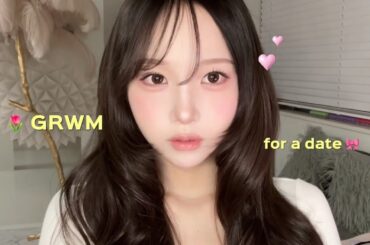 ♥ GRWM for a date 👩🏻‍❤️‍👨🏻 久しぶりにデートに行く日の準備🪷♩可愛いって思われたいよね ~ 💭