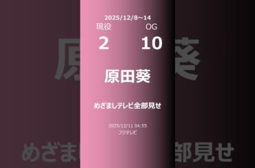 【今週の櫻坂】現役・OG 2025/12/08～14 #shorts #櫻坂46 【番組出演】