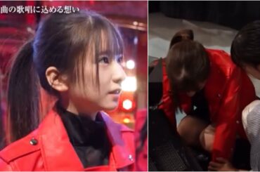 1人泣いていた菅原咲月を慰める奥田いろはが優しい　新乃木坂スター誕生　#乃木坂46 #5期生