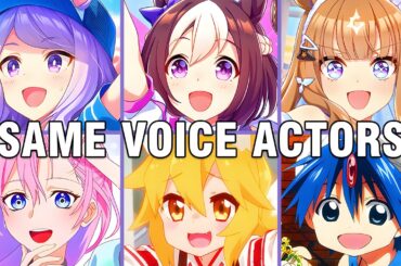 Umamusume Pretty Derby All Characters Japanese Dub Voice Actors Seiyuu Same Anime Characters