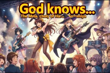 God knows... / 涼宮ハルヒ（平野綾）｜ アニメ史に残る伝説のバンド曲をリスペクトカバー
