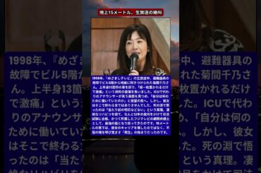 菊間千乃、生放送中の「転落事故」から弁護士へ。13本の骨折と絶望を越えた12年の執念。