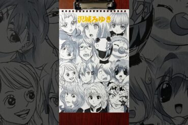 投稿再開します！✨#drawingchallenge #drawing #声優 #一発描き #沢城みゆき