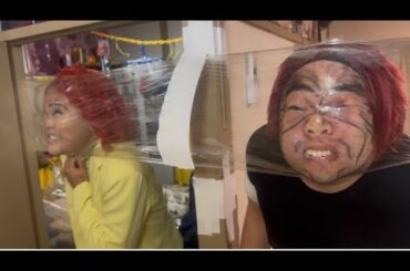 【コラボ】野沢雅子vs範馬勇次郎 強化ガラス突破バトル