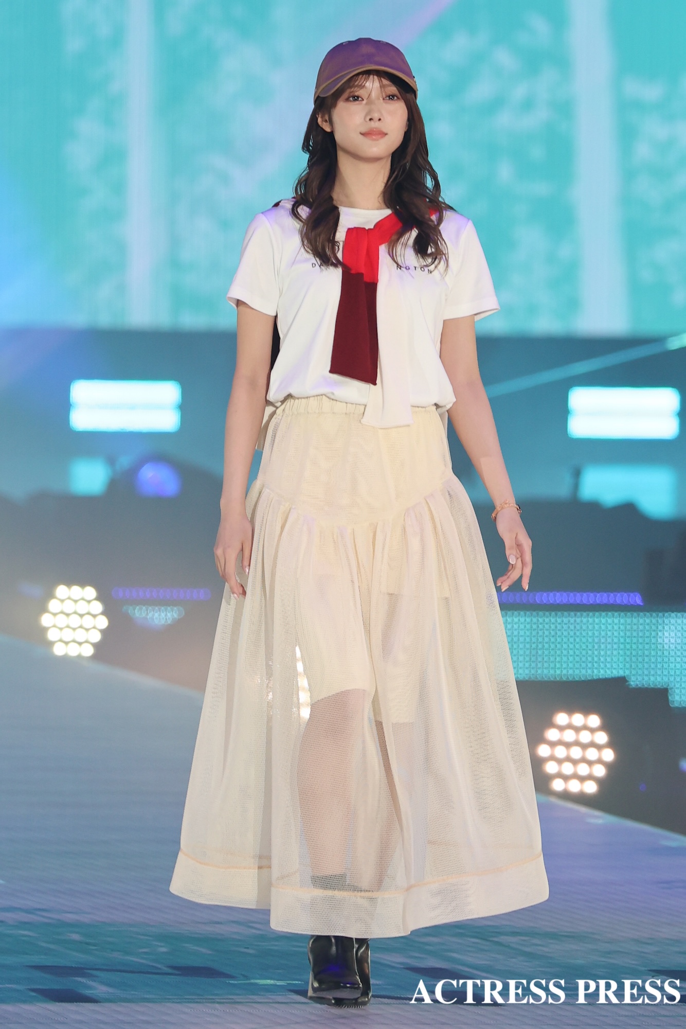 田村保乃　櫻坂46 ／2026年4月18日、国立代々木競技場第一体育館にて開催の『Rakuten GirlsAward 2026 SPRING/SUMMER』撮影：ACTRESS PRESS編集部