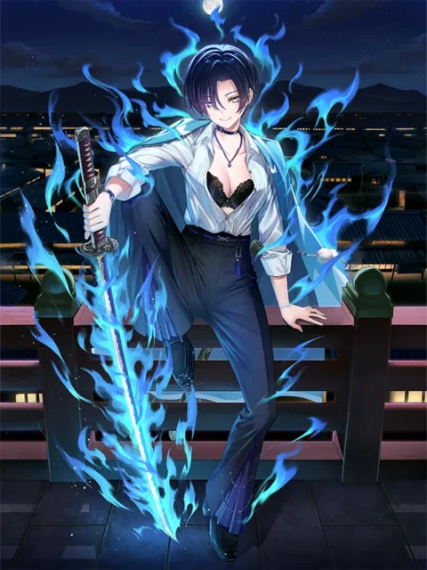 新英雄「斎藤一」のキャラクターイラスト