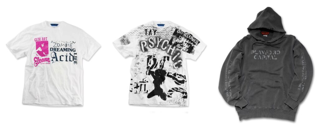 PLAYFORD CAPITALが新作アイテムをリリース。アーティスト・小町 渉が自身でプリントした限定Tシャツも | EYESCREAM