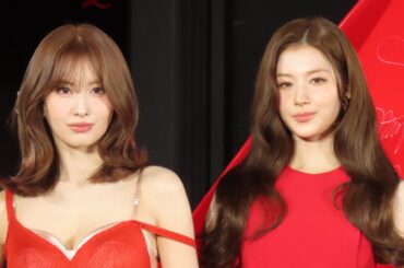 【 TWICE・MOMO＆SANA 】赤いドレスでランウェイ披露「ファッションが大好き」モチベの上げ方も明かす（TBS NEWS DIG Powered by JNN）