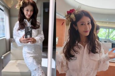 イ・ジヒョン、美容室オープンに涙がこぼれ「髪に花を飾って…」「更年期が来たようだ」 | STARNEWS