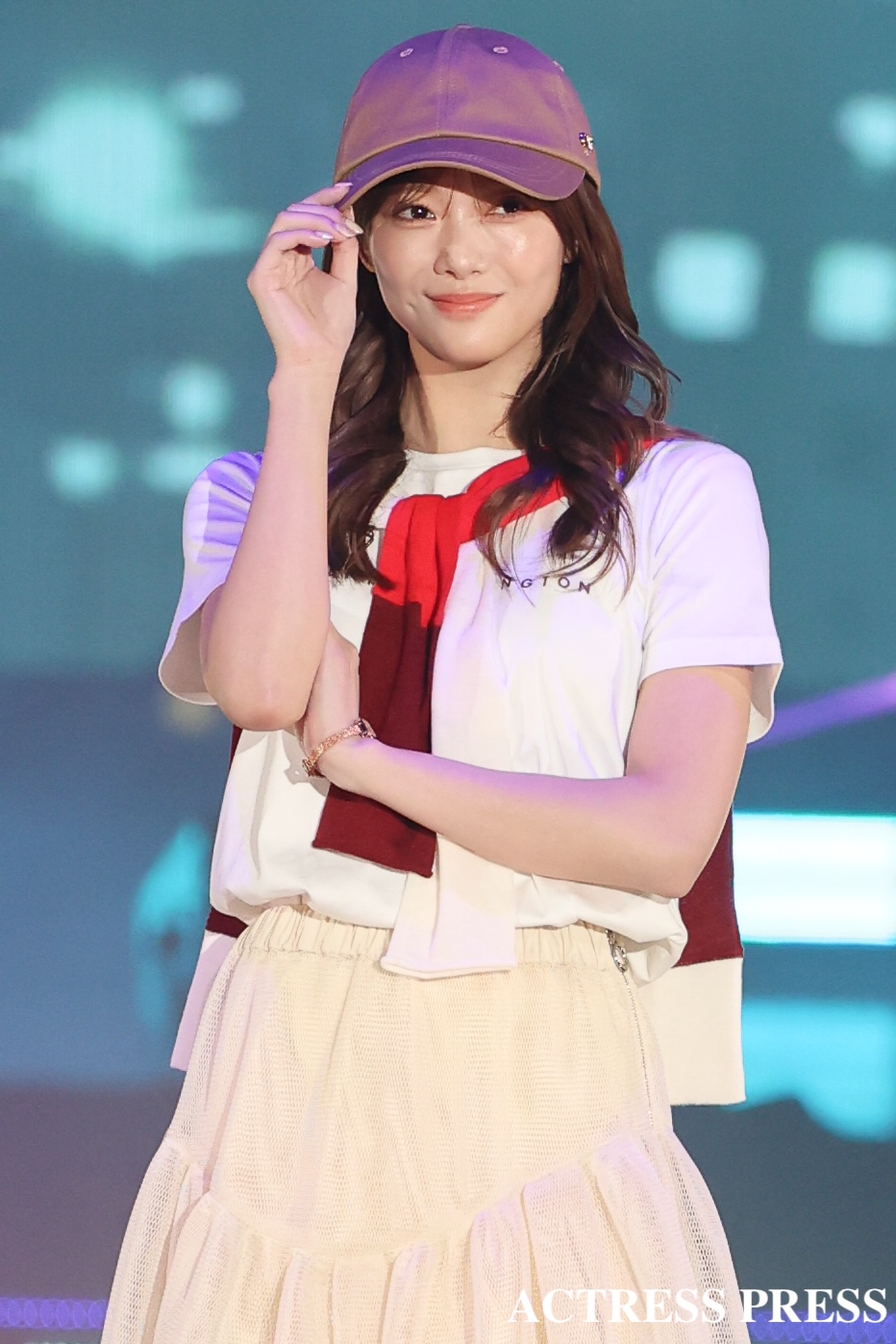 田村保乃　櫻坂46 ／2026年4月18日、国立代々木競技場第一体育館にて開催の『Rakuten GirlsAward 2026 SPRING/SUMMER』撮影：ACTRESS PRESS編集部