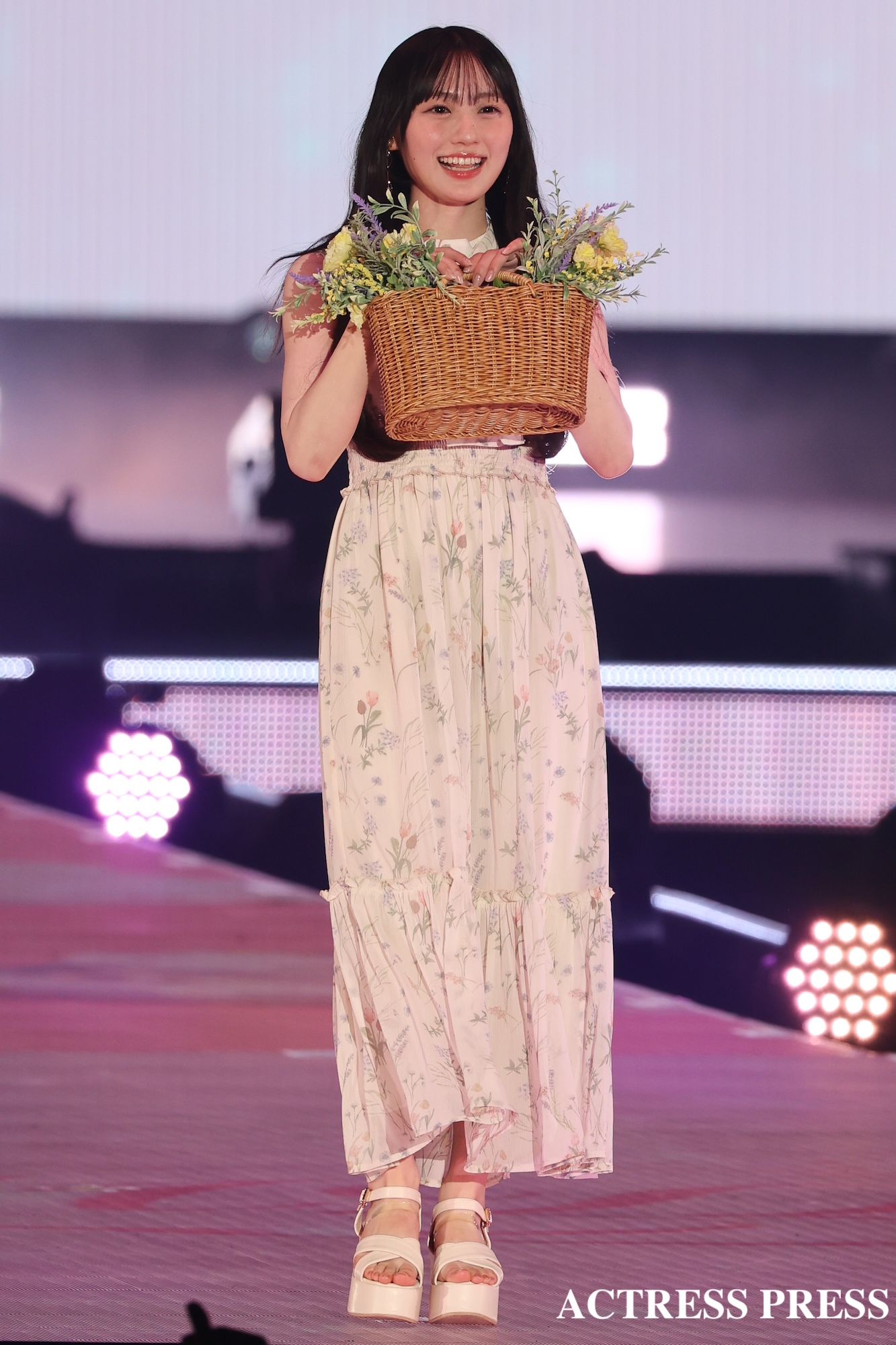 川﨑桜（乃木坂46） ／2026年4月18日、国立代々木競技場第一体育館にて開催の『Rakuten GirlsAward 2026 SPRING/SUMMER』撮影：ACTRESS PRESS編集部