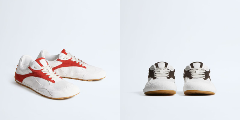 ナイロンのモデル　赤、茶