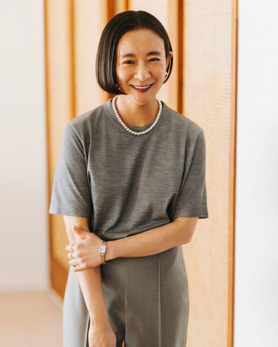 ウール ポリエステル クルーネック Tシャツ