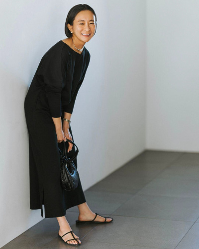 淑女のロンT ワンピース