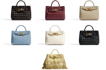 ボッテガ・ヴェネタ「アンディアーモ」のミニサイズが6色で登場、バッグ全体にフリンジを施したモデルも | Oggi.jp