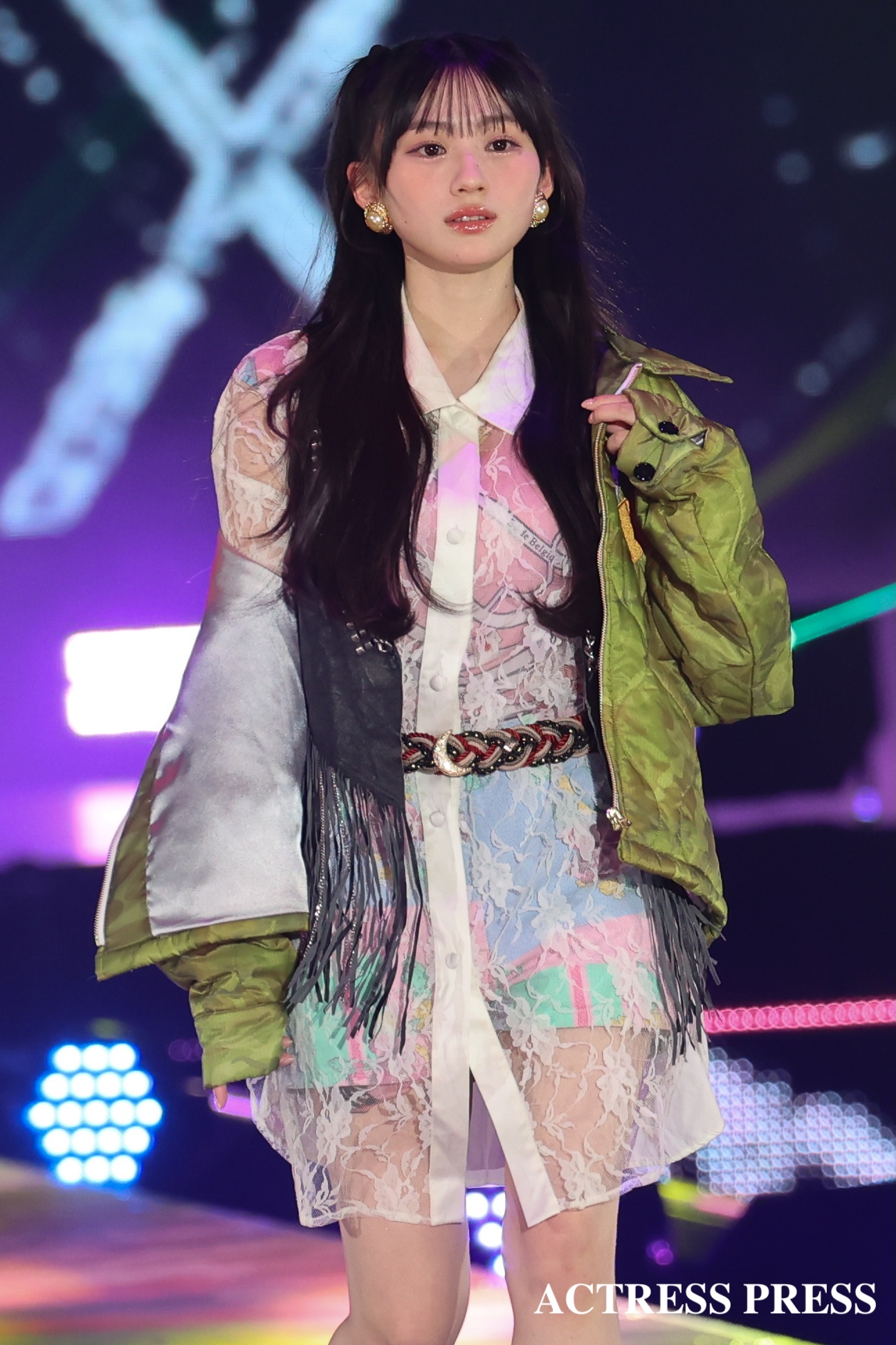 川﨑桜（乃木坂46） ／2026年4月18日、国立代々木競技場第一体育館にて開催の『Rakuten GirlsAward 2026 SPRING/SUMMER』撮影：ACTRESS PRESS編集部