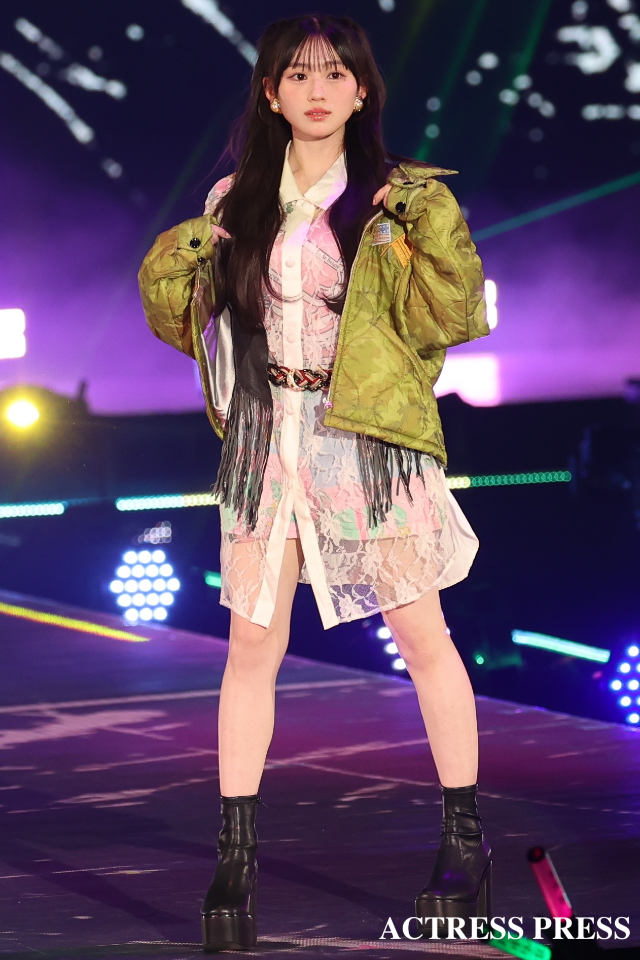 川﨑桜（乃木坂46） ／2026年4月18日、国立代々木競技場第一体育館にて開催の『Rakuten GirlsAward 2026 SPRING/SUMMER』撮影：ACTRESS PRESS編集部