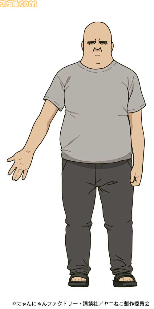 アニメ『ヤニねこ』7月2日深夜から放送開始。大家さん役は稲田徹、いろいろな意味でダメダメなアパート住人らの担当声優も公開