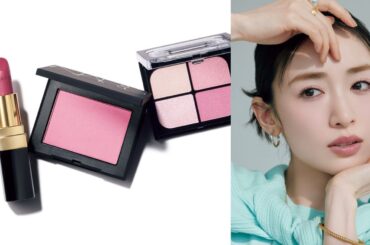 ピンクでつくる濃淡グラデメイクHow to【淡い目元×濃色リップの通勤メイク】 | Oggi.jp