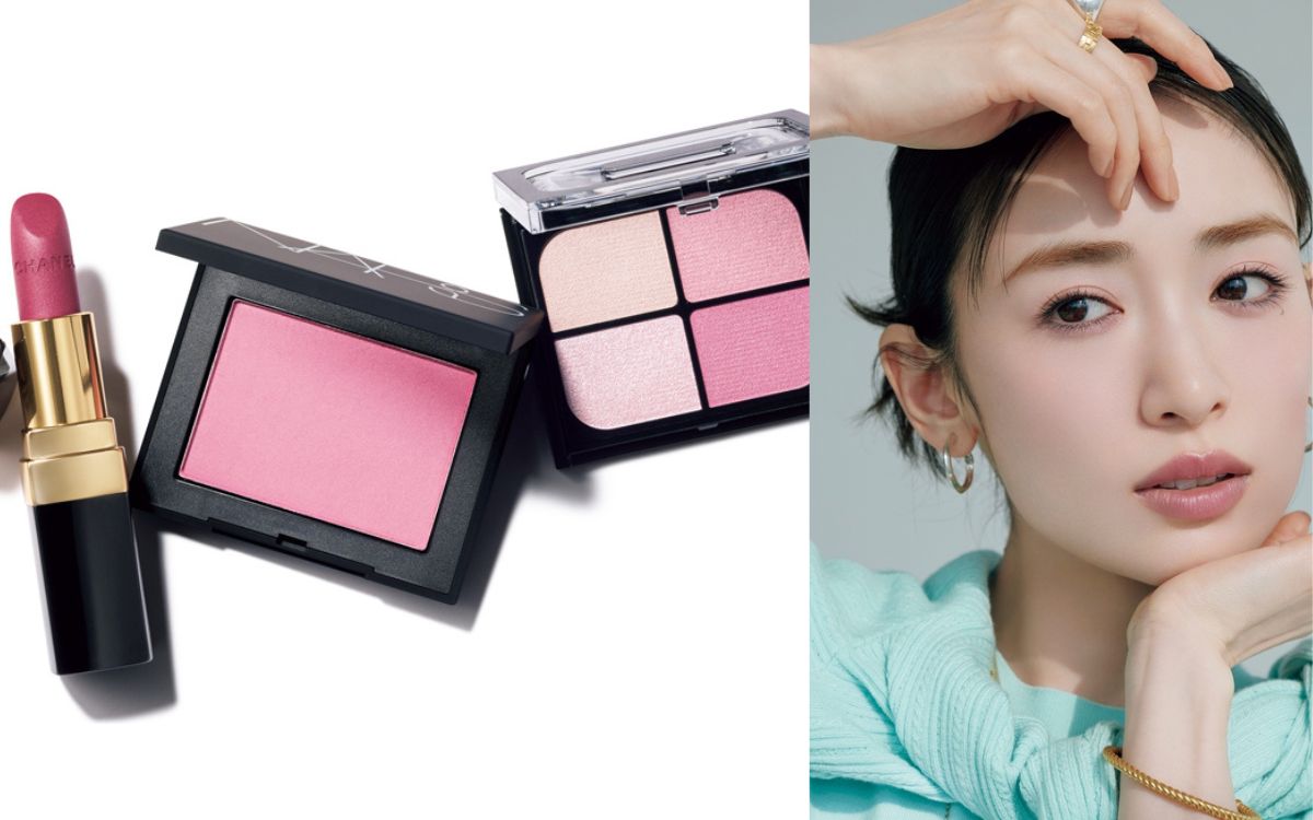 ピンクでつくる濃淡グラデメイクHow to【淡い目元×濃色リップの通勤メイク】 | Oggi.jp ピンクでつくる濃淡グラデメイクHow to【淡い目元×濃色リップの通勤メイク】 | Oggi.jp