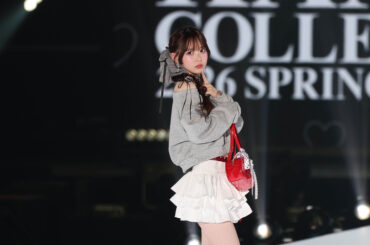 高嶺のなでしこ・松本ももな、ガーリーコーデで美肌＆透明感全開。多彩なポージングで会場くぎ付け【KANSAI COLLECTION 2026 S/S】 – ライブタイムズ