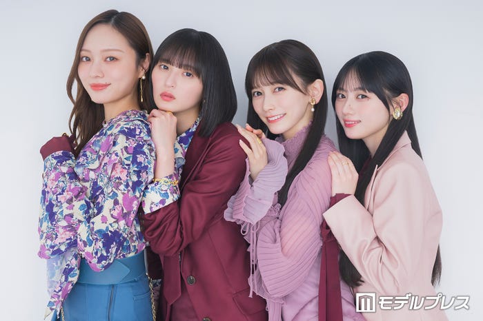 乃木坂46（左から）梅澤美波、遠藤さくら、池田瑛紗、川崎桜（C）モデルプレス