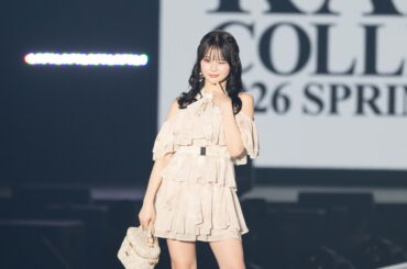さくら、シアーフリルワンピで美肌＆透明感全開。可憐なオーラで関コレ彩る【KANSAI COLLECTION 2026 S/S】 – ライブタイムズ