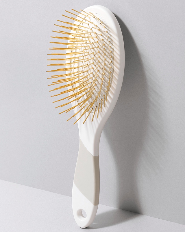 SNOW FOX SKINCARE プレミアム FOX カッサ ホワイト ヘアブラシ